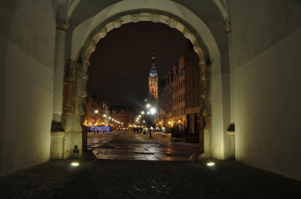 Zdjęcie z Polski - widok na Ratusz i ulicę 