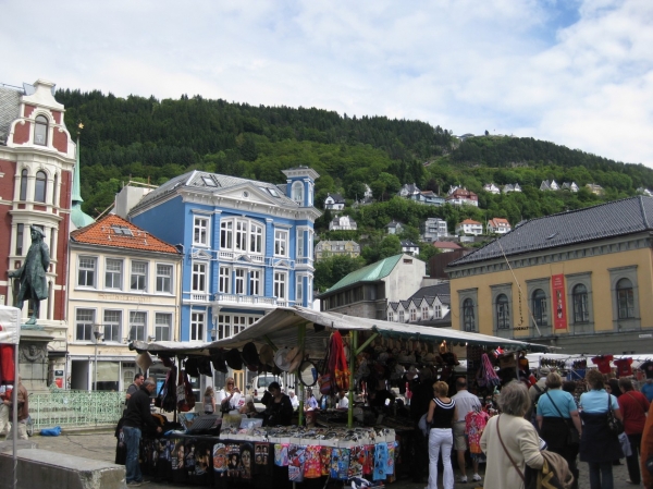 Zdjęcie z Norwegii - centrum Bergen