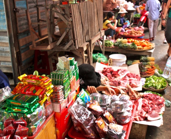 Zdjęcie z Wietnamu - targ w hoi an