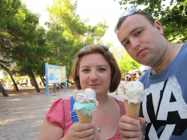 Zdjęcie z Chorwacji - Ogromne lody
