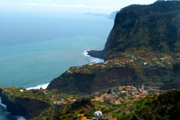 Zdjęcie z Portugalii - pod nami Faial