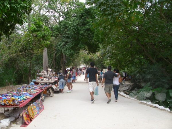 Zdjęcie z Meksyku - targ w Chichen Itza