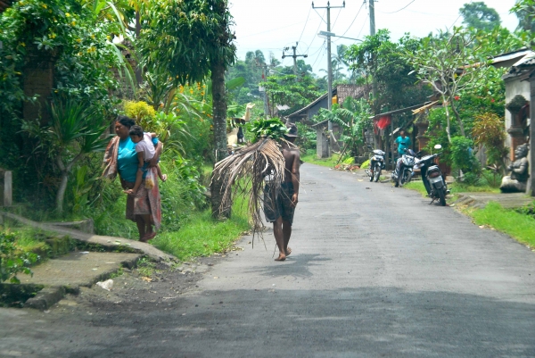 Zdjęcie z Indonezji - Ulica balijskiej wioski