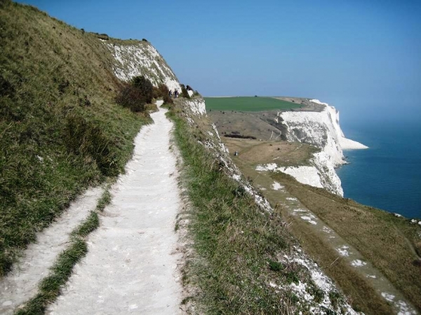 Zdjęcie z Wielkiej Brytanii - Biale klify w Dover