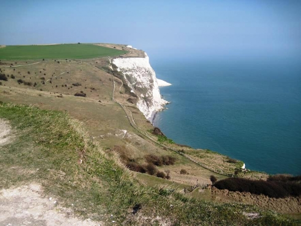 Zdjęcie z Wielkiej Brytanii - Biale klify w Dover