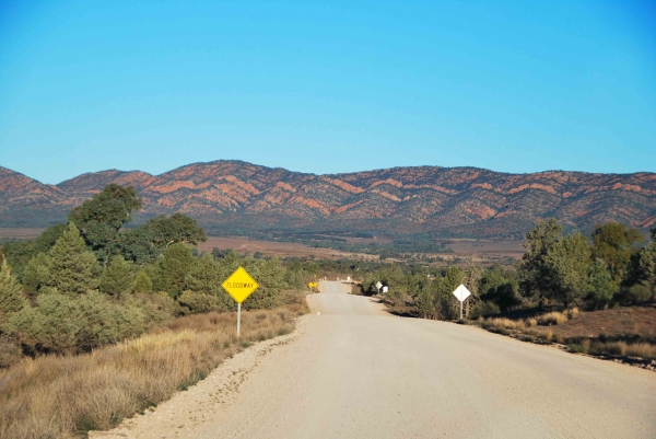 Zdjęcie z Australii - Wjazd do Rawnsley Station