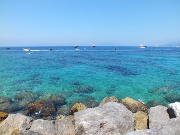 Zdjęcie z Włoch - Plaża na Capri