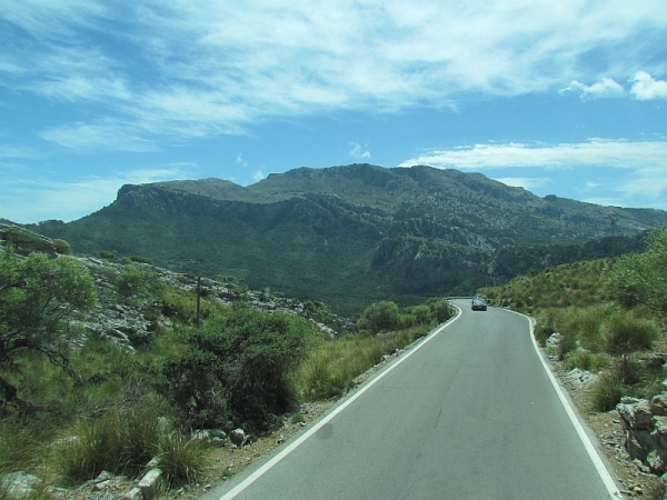 Zdjęcie z Hiszpanii - w drodze do Sa Calobra...