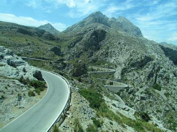 Zdjęcie z Hiszpanii - w drodze do Sa Calobra...