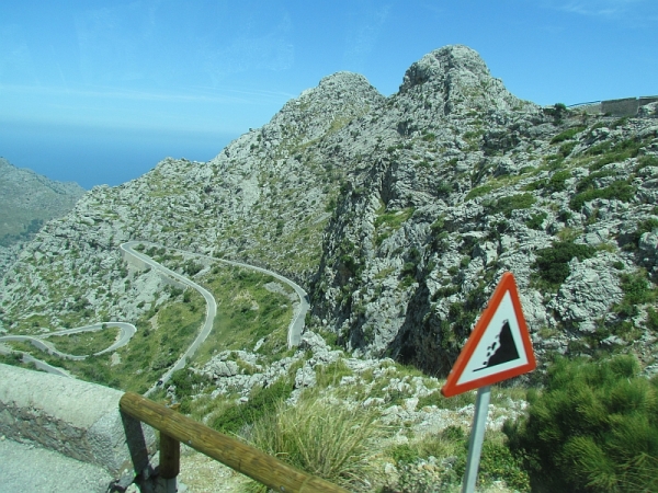 Zdjęcie z Hiszpanii - w drodze do Sa Calobra...