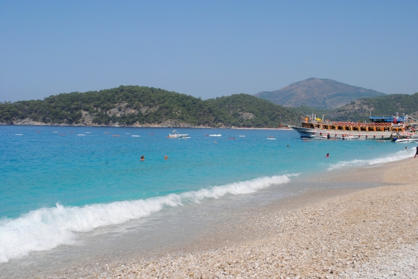 Zdjęcie z Turcji - plaża w Oludeniz