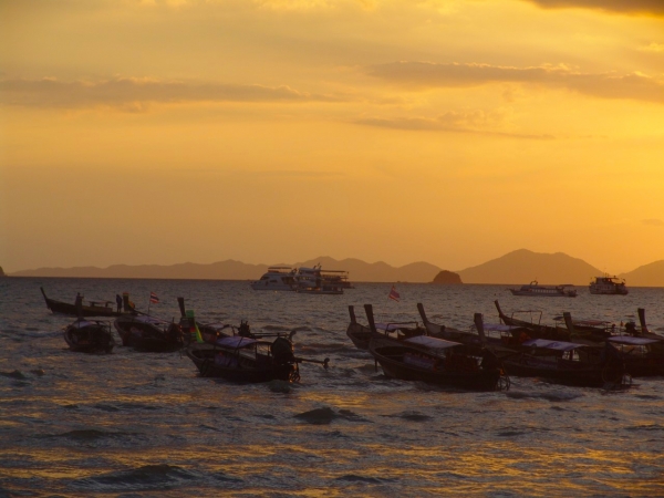 Zdjęcie z Tajlandii - ao nang wieczorem