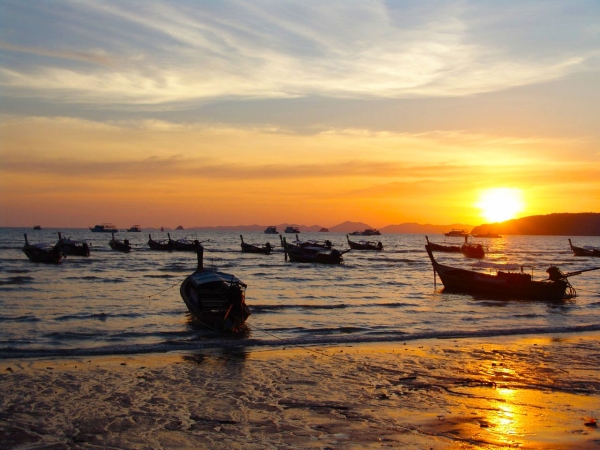 Zdjęcie z Tajlandii - ao nang wieczorem