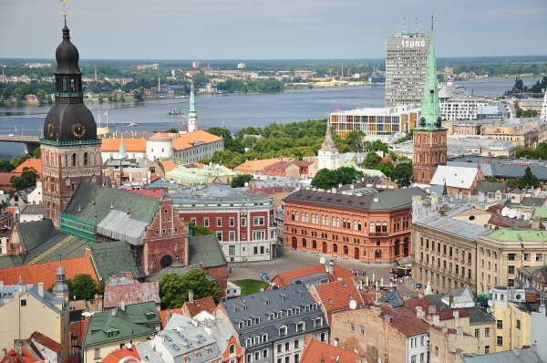 Zdjęcie z Łotwy - Panorama Rygi