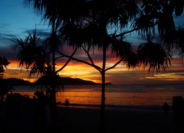 Zdjęcie z Tajlandii - zachod na patong beach