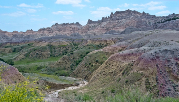 Zdjęcie ze Stanów Zjednoczonych - badlands nat. park
