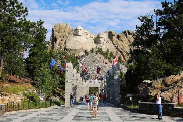 Zdjęcie ze Stanów Zjednoczonych - mount rushmore