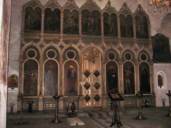 Zdjęcie z Gruzji - Ananuri - cerkiew.