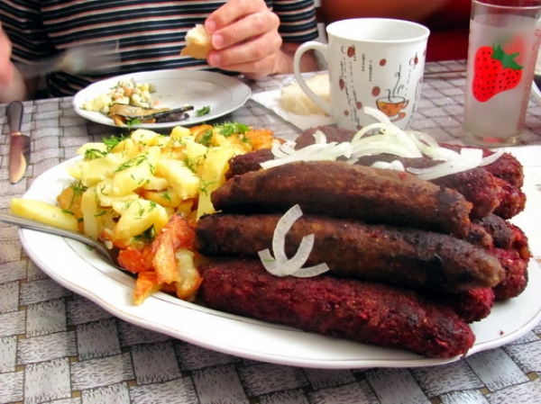 Zdjęcie z Gruzji - Gruzińskie kebabi.