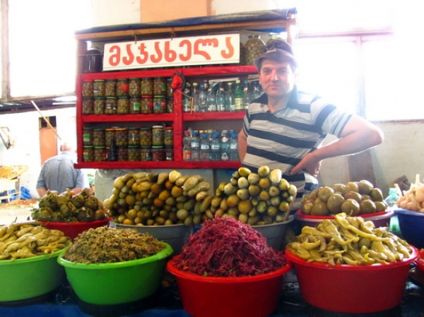 Zdjęcie z Gruzji - Batumski bazar.