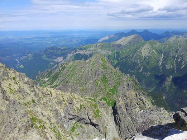 Zdjęcie ze Słowacji - widok na polska strone