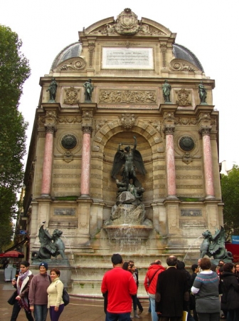 Zdjęcie z Francji - Fontanna na St. Michel