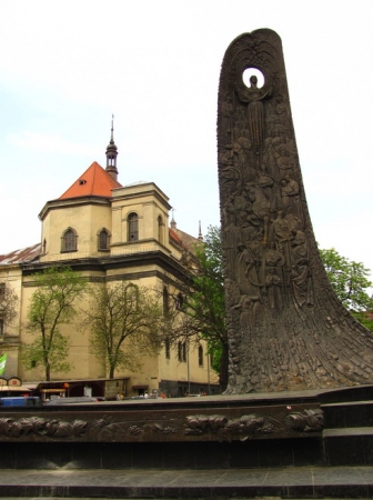 Zdjęcie z Ukrainy - Pomnik Tarasa Szewczenki.