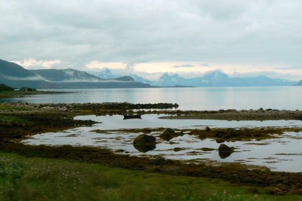 Zdjęcie z Norwegii - wyjazd z Sortland