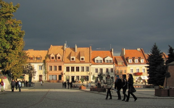 Zdjęcie z Polski - Sandomierski rynek.