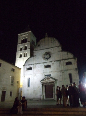 Zdjęcie z Chorwacji - nocny Zadar