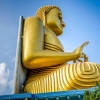 Zdjęcie ze Sri Lanki - dambulla - zloty budda