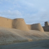 Zdjęcie z Uzbekistanu - gliniane mury Chiwy