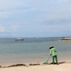 Zdjęcie z Indonezji - Sprzątanie plaży