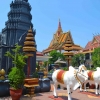 Zdjęcie z Kambodży - Kolorowy komplek swiatynny Wat Prom Rath