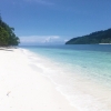 Zdjęcie z Malezji - Biala plaza jednej z wysp wokol Langkawi, wycieczka Island Hopping