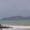 Zdjęcie z Nowej Zelandii - Korweta strzegaca bezpieczenstwa obchodow swieta Waitangi Day