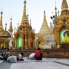 Zdjęcie z Birmy - Rangun, pagoda Shwedagon
