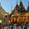 Zdjęcie z Birmy - Rangun, pagoda Shwedagon