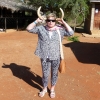 Zdjęcie z Kenii - bydło rogate poza parkiem Tsavo :))