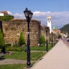 Zdjęcie z Albanii - Elbasan - mury twierdzy.