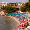 Zdjęcie z Albanii - Ksamil - plaża w centrum.