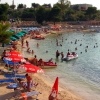 Zdjęcie z Albanii - Ksamil - plaża w centrum.