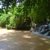 Zdjęcie z Tajlandii - Goracy strumien termalny wpadajacy do rzeki Phra Bang