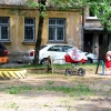 Zdjęcie z Łotwy - Ryskie podwórko.