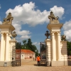 Zdjęcie z Łotwy - Pałac Rundale - brama główna.
