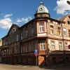 Zdjęcie z Łotwy - Lipawa - drewniane domy.