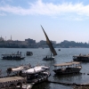Zdjęcie z Egiptu - Luksor - ruch na arterii komunikacyjnej.
