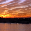 Zdjęcie z Egiptu - Luksor - zachód słońca nad Nilem.