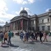 Zdjęcie z Wielkiej Brytanii - Na Trafalgar Square- widok na National Gallery