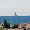 Zdjęcie z Kanady - Latarnia morska na skale "Red Rock" na zatoce Georgian Bay, Ontario